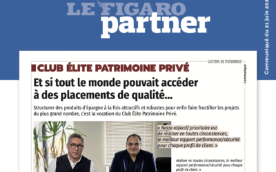 Parution dans Le Figaro Partner